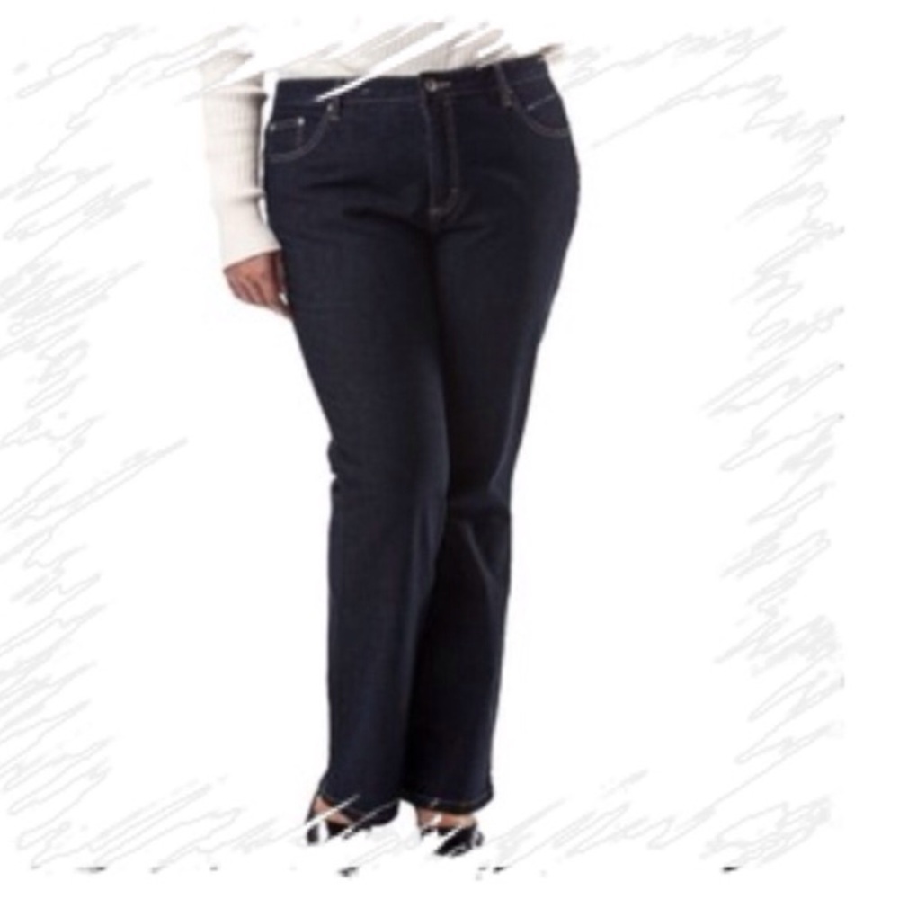 New DARK wash denim in size 22W - Picture 1 of 9